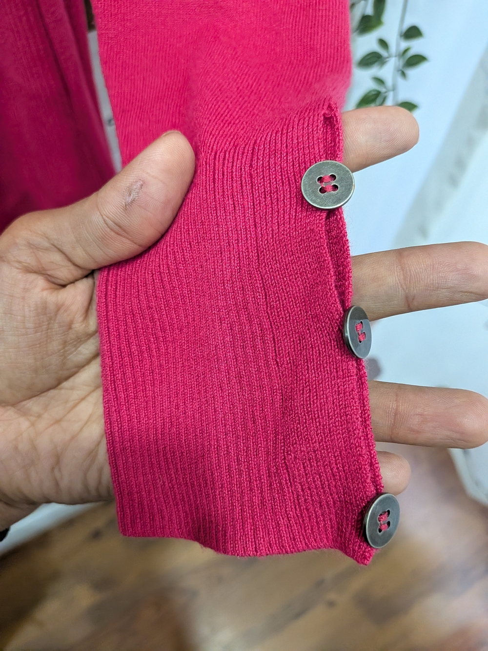 Ricki's Pink Open-Front Cardigan Jacket In Excellent Condition - Picture 5 of 8